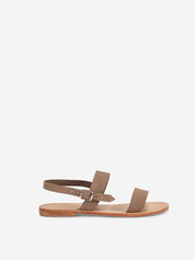Marva brown suede leather