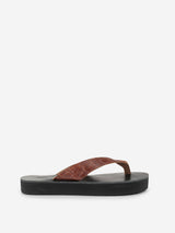 Cane flatform flip flop