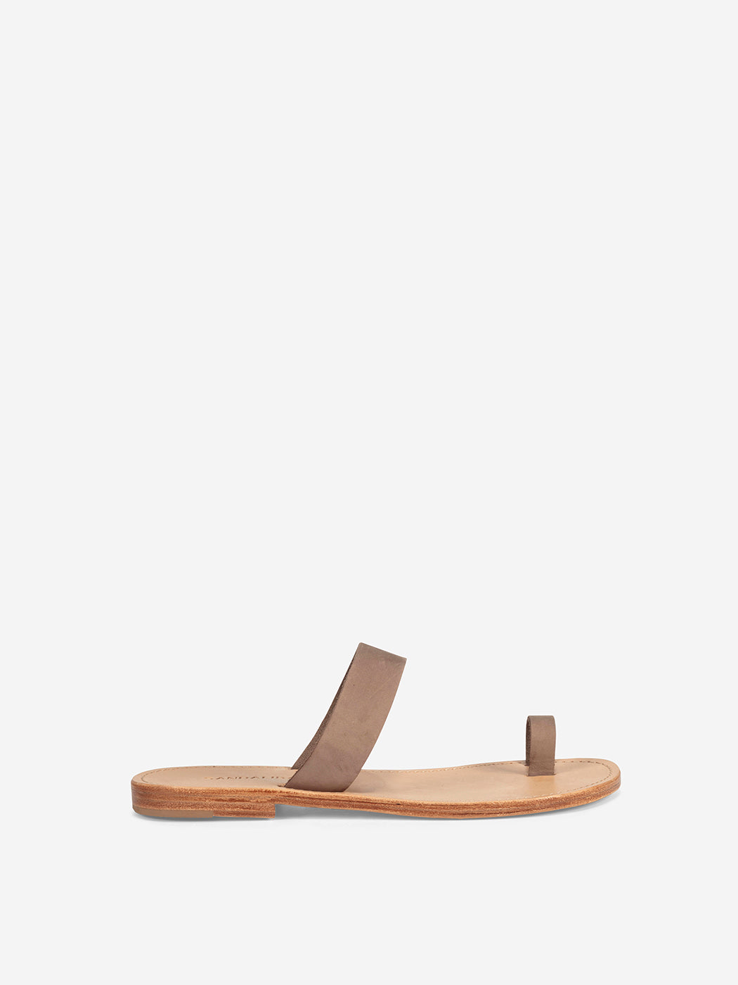 Geffen brown nubuck leather