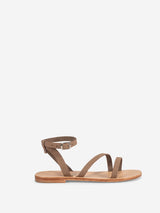 Dafna brown suede leather