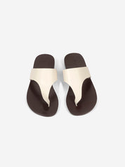 Tamar offwhite leather