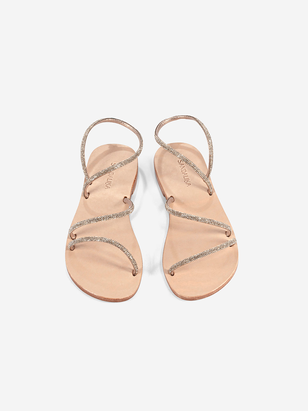 Klil crystal gold leather