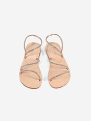 Klil crystal gold leather
