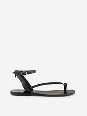 Petel black leather
