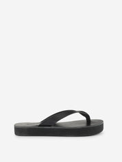 Soof flatform black leather