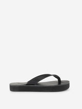 Soof flatform black leather