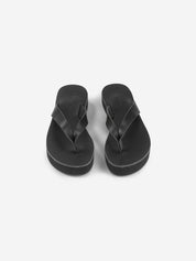 Soof flatform black leather