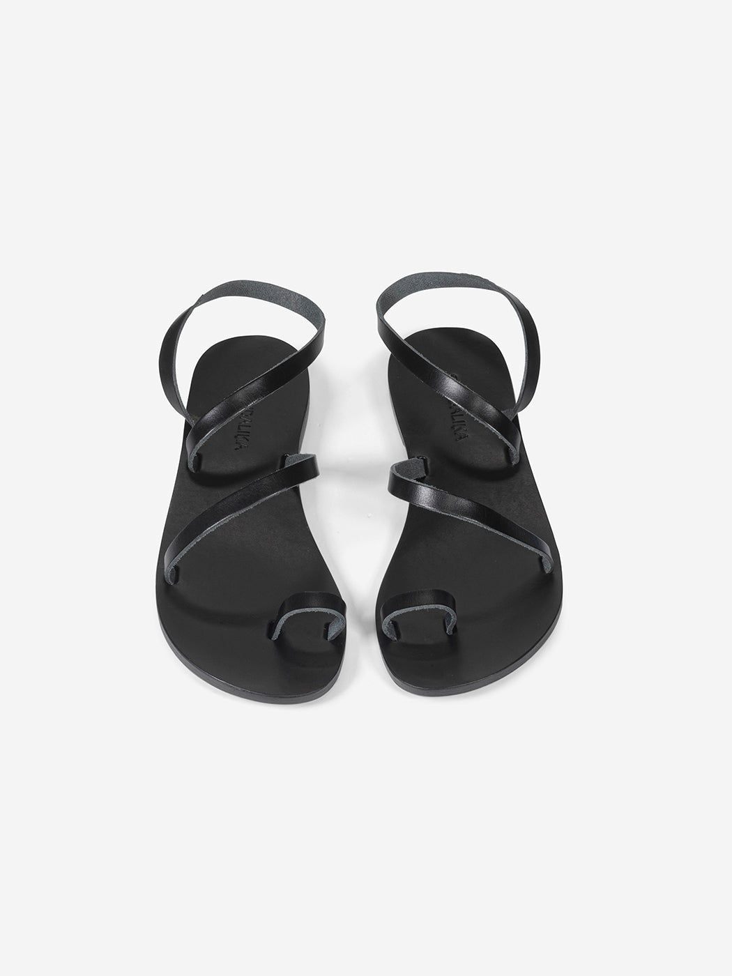 Ella black leather