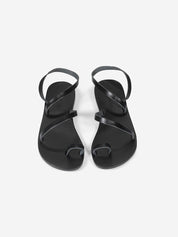 Ella black leather