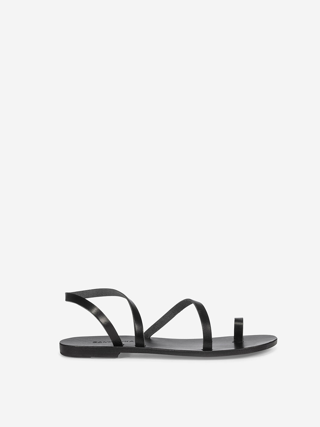 Ella black leather