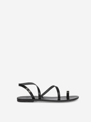 Ella black leather