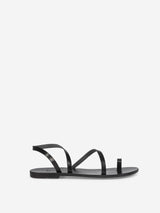 Ella black leather