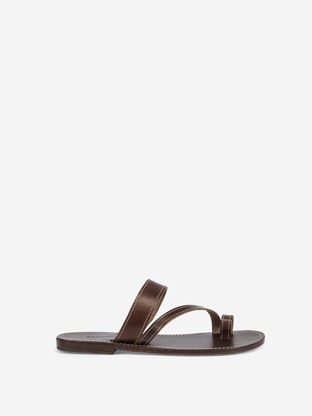 Hadas brown white leather